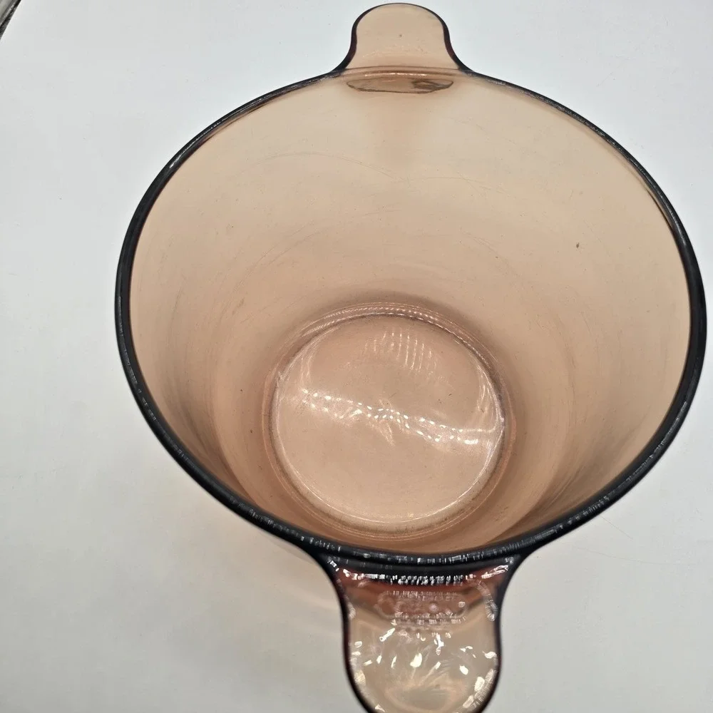 Corning‎ Vision Amber 4.5L Dutch Oven Stock Pot 5 Quart France w/V2.5C Lid